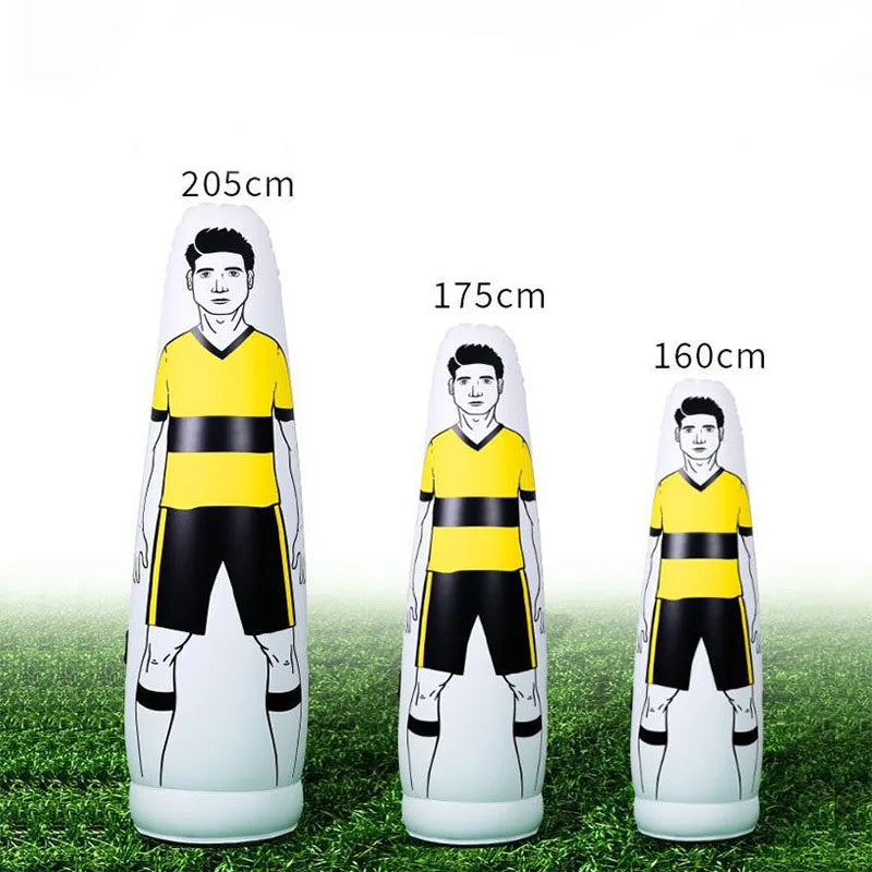 Soccer inflatable wall training dummy obstacles soccer training aids equipment free kick dummy wall