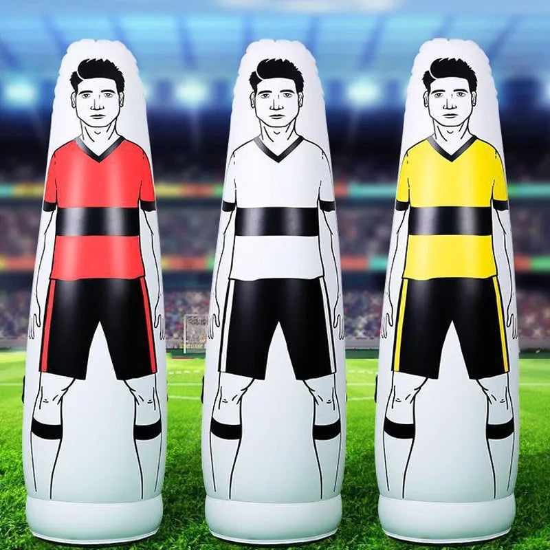 Soccer inflatable wall training dummy obstacles soccer training aids equipment free kick dummy wall